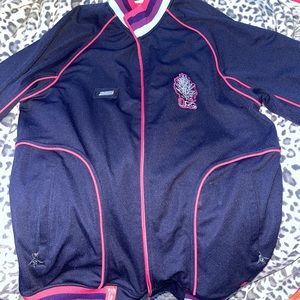 Lrg roots and equipment track zip up jacket